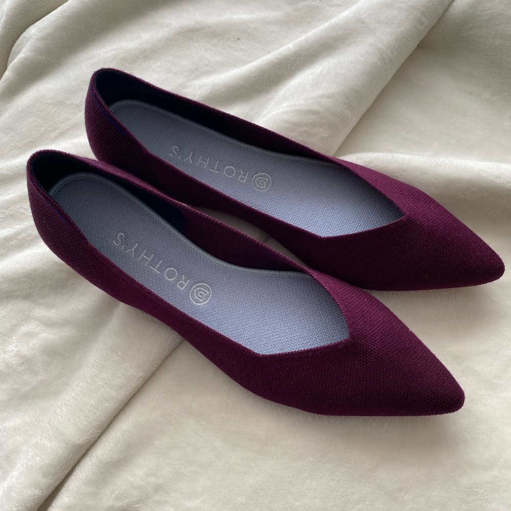 Never Been Worn- Rothy’s Point 12.5 Merino Wool; Purple; NWOT